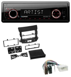 Blaupunkt SD USB 1DIN MP3 AUX Autoradio für Citroen C-Crosser Mitsubishi Outland