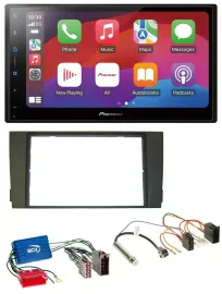 Pioneer DAB USB MP3 Bluetooth 2DIN Autoradio für Audi A6 C5 01-05 Aktivsystem Mi