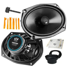NVX NSP69 300W 6x9" 2-Way Coaxial Speakers with Accessories