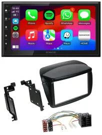 Kenwood MP3 USB DAB 2DIN Bluetooth Autoradio für Fiat Doblo ab 10 Opel Combo ab