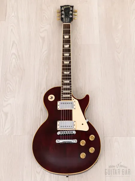 Электрогитара Gibson Les Paul Standard HH Wine Red w/case USA 1992