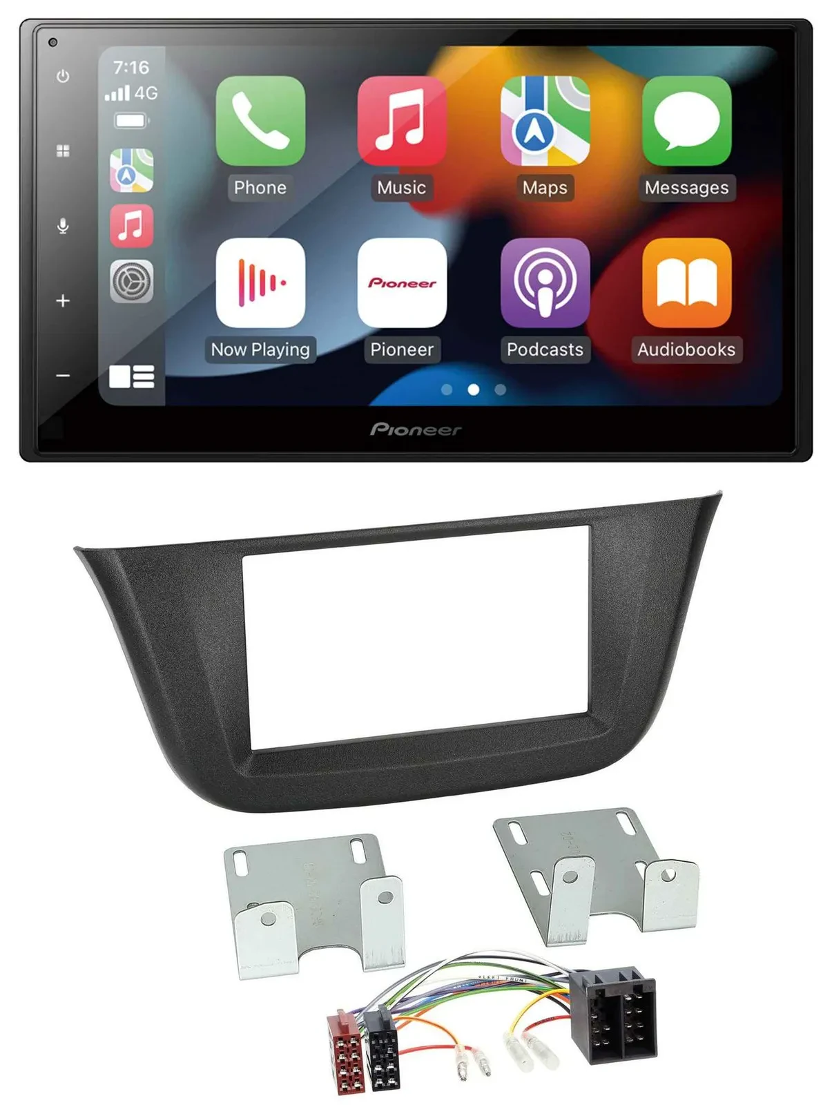 Pioneer DAB Bluetooth 2DIN USB MP3 Autoradio für Iveco Daily (ab 2014)