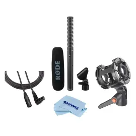 Rode NTG2 Dual Powered Directional Condenser Microphone, Bundle with Airo by K-T