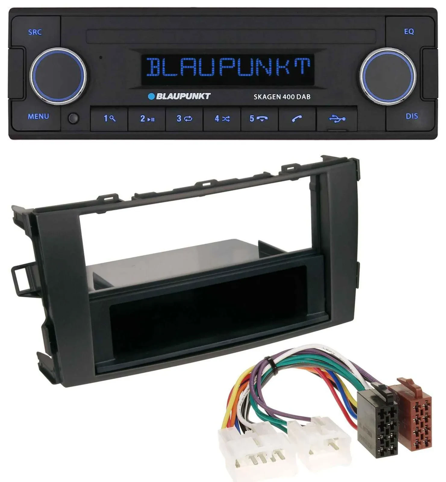 Blaupunkt DAB USB Bluetooth MP3 Autoradio für Toyota Auris (ab 2007)