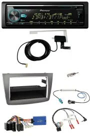 Автомагнитола Pioneer CD USB DAB MP3 для Alfa Romeo Mito (955) 2013–2018, серебристая