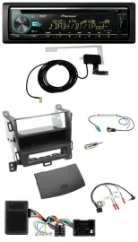 Pioneer MP3 Lenkrad CD USB DAB Autoradio für Opel Tourer Zafira ab 2013 jet blac