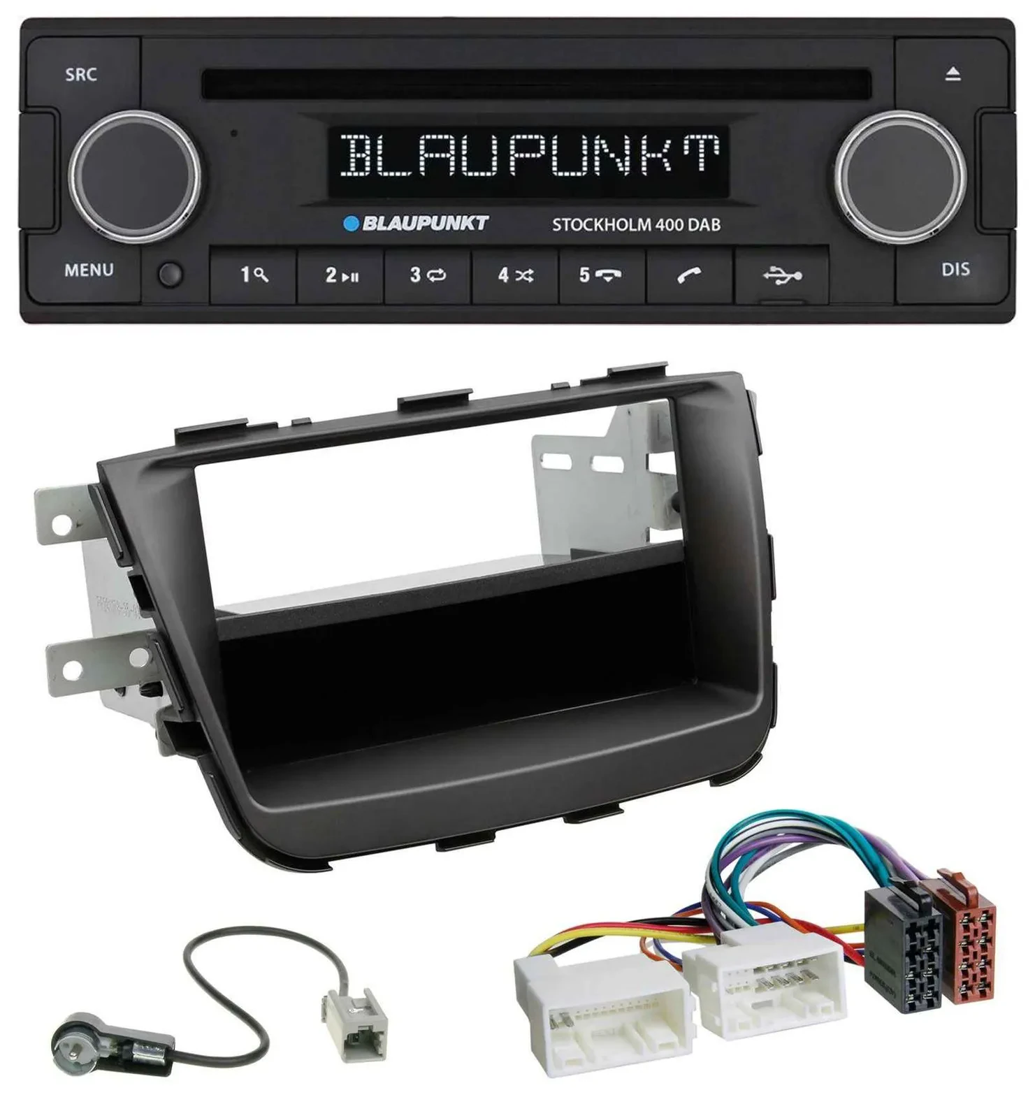 Blaupunkt MP3 Bluetooth DAB CD USB Autoradio für Kia Sorento II XM Facelift 12-1