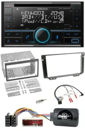 Автомагнитола Kenwood 2DIN, CD, DAB, USB, Bluetooth, поддержка управления с руля, для Land Rover Freelander