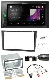 Pioneer 2DIN Lenkrad DAB USB Bluetooth Autoradio für Opel Corsa C 200-2004 charc