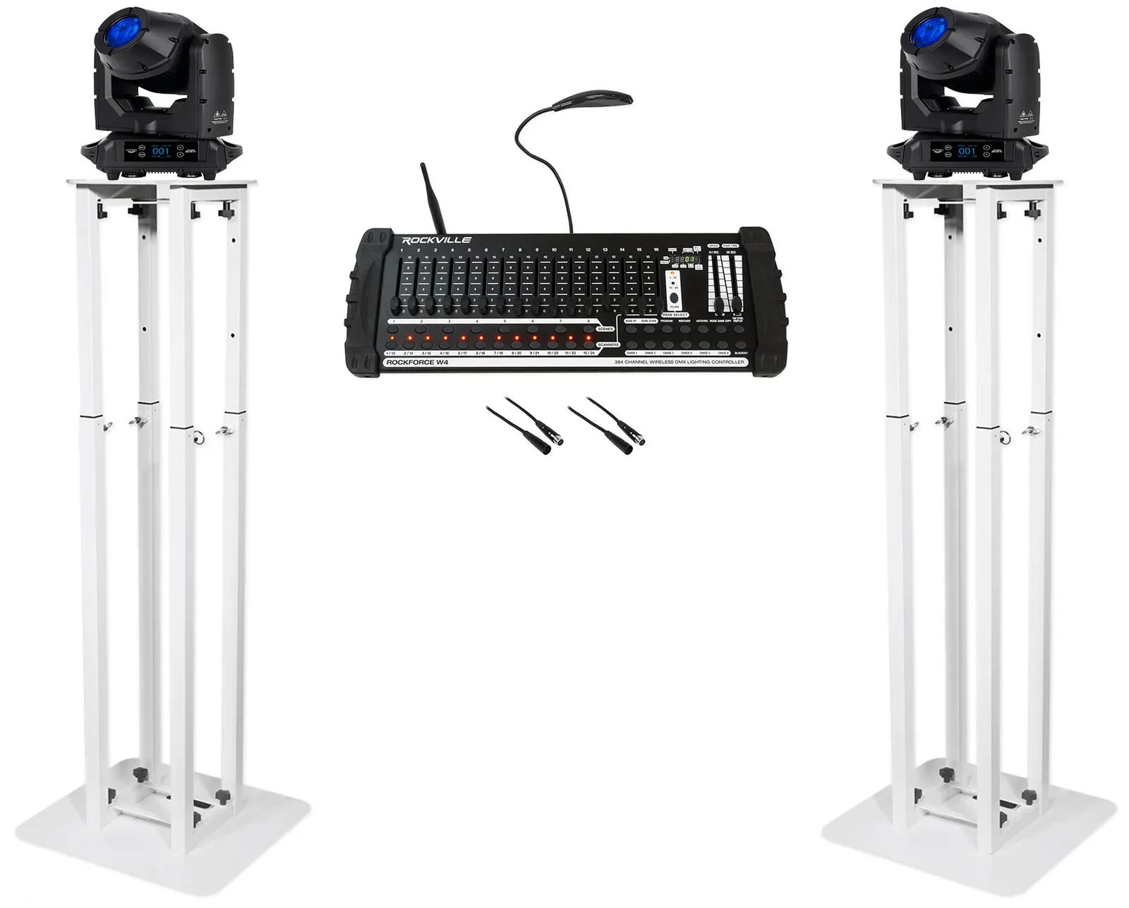 Комплект светового оборудования American DJ HYDRO BEAM X1+ROCKFORCE W4+RTP32W-1