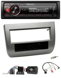 Автомагнитола для Lancia Y (843) 2005–2011 Pioneer Bluetooth, USB, DAB, антрацит