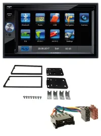 Blaupunkt SD Bluetooth 2DIN MP3 USB AUX Autoradio für Kia Carens II 2002-2006