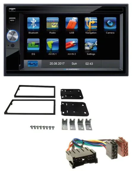 Blaupunkt SD Bluetooth 2DIN MP3 USB AUX Autoradio für Kia Carens II 2002-2006