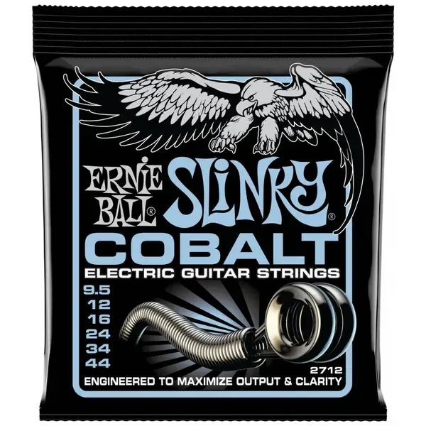 Струны для электрогитары ERNIE BALL 2712 Cobalt Slinky Primo 9.5-44