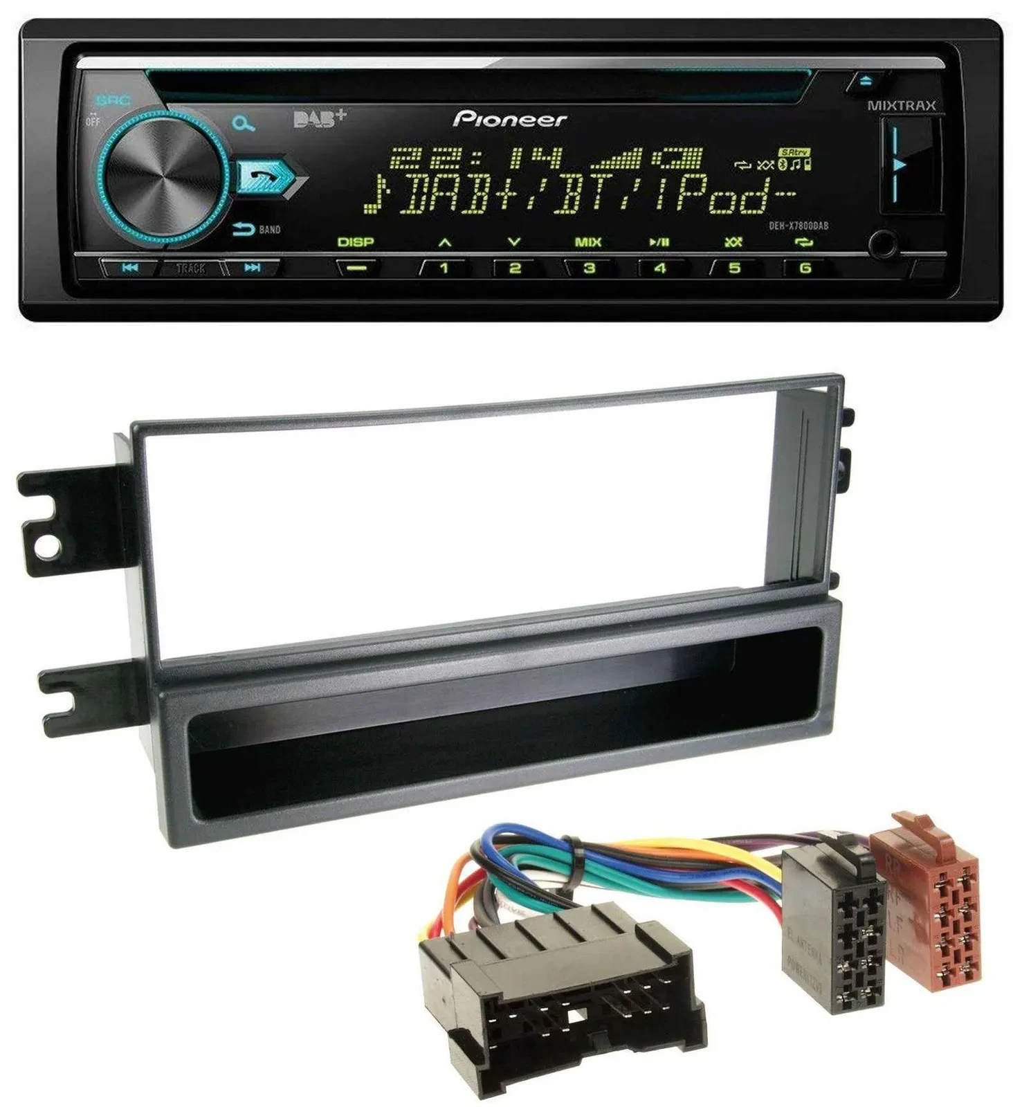 Pioneer DAB MP3 CD USB Bluetooth Autoradio für Kia Cerato (bis 2007)