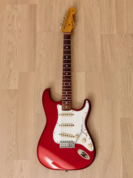 Электрогитара Fender '62 Stratocaster JV ST62-85 Candy Apple Red Japan 1984  w/USA Fullerton Pickups