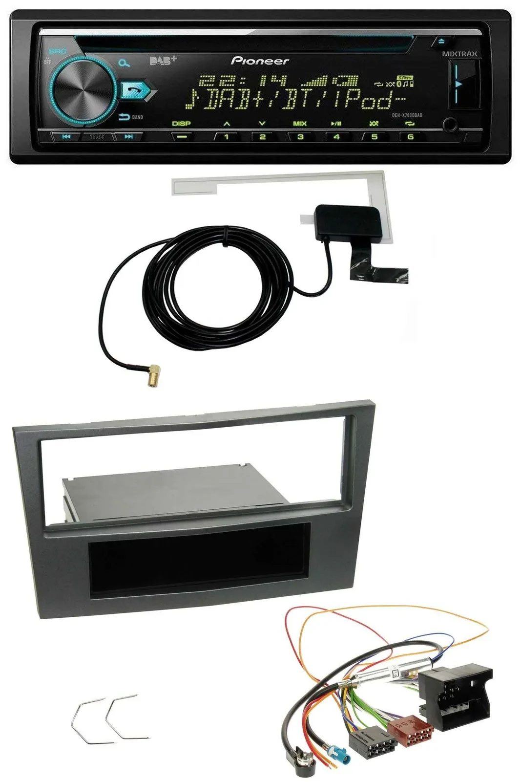 Pioneer MP3 AUX CD USB DAB Autoradio für Opel Antara Astra H Zafira B ab 2005 ch