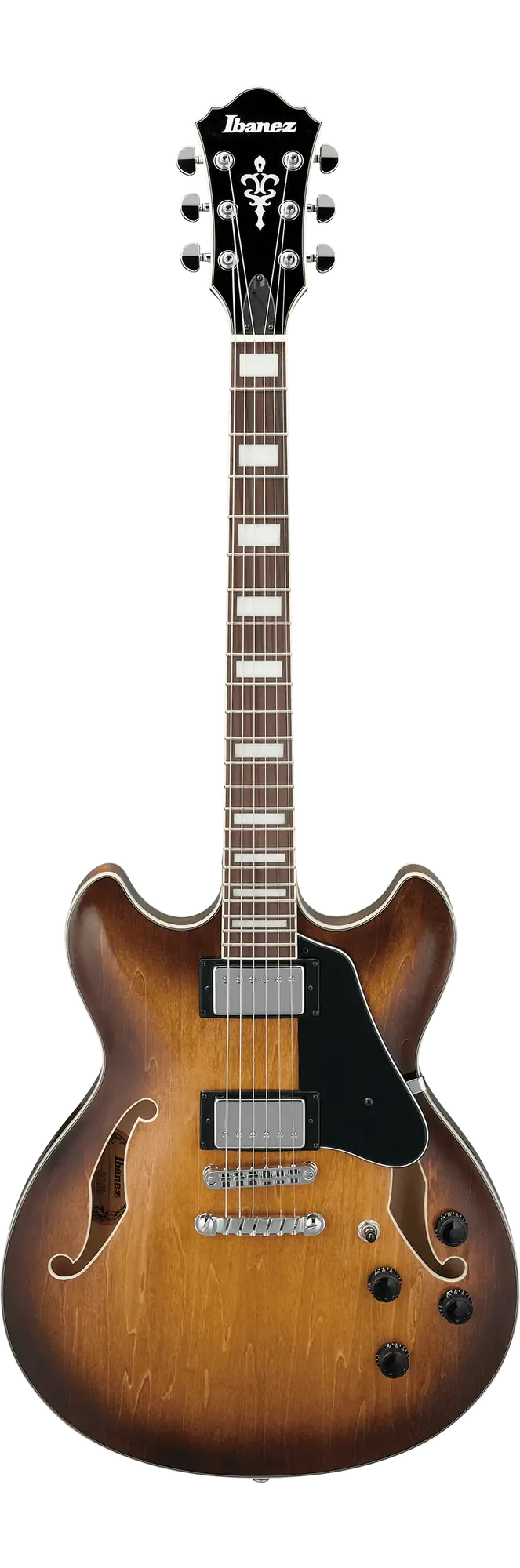 Электрогитара полуакустическая Ibanez Artcore AS73 Semi-Hollowbody Brown Sunburst