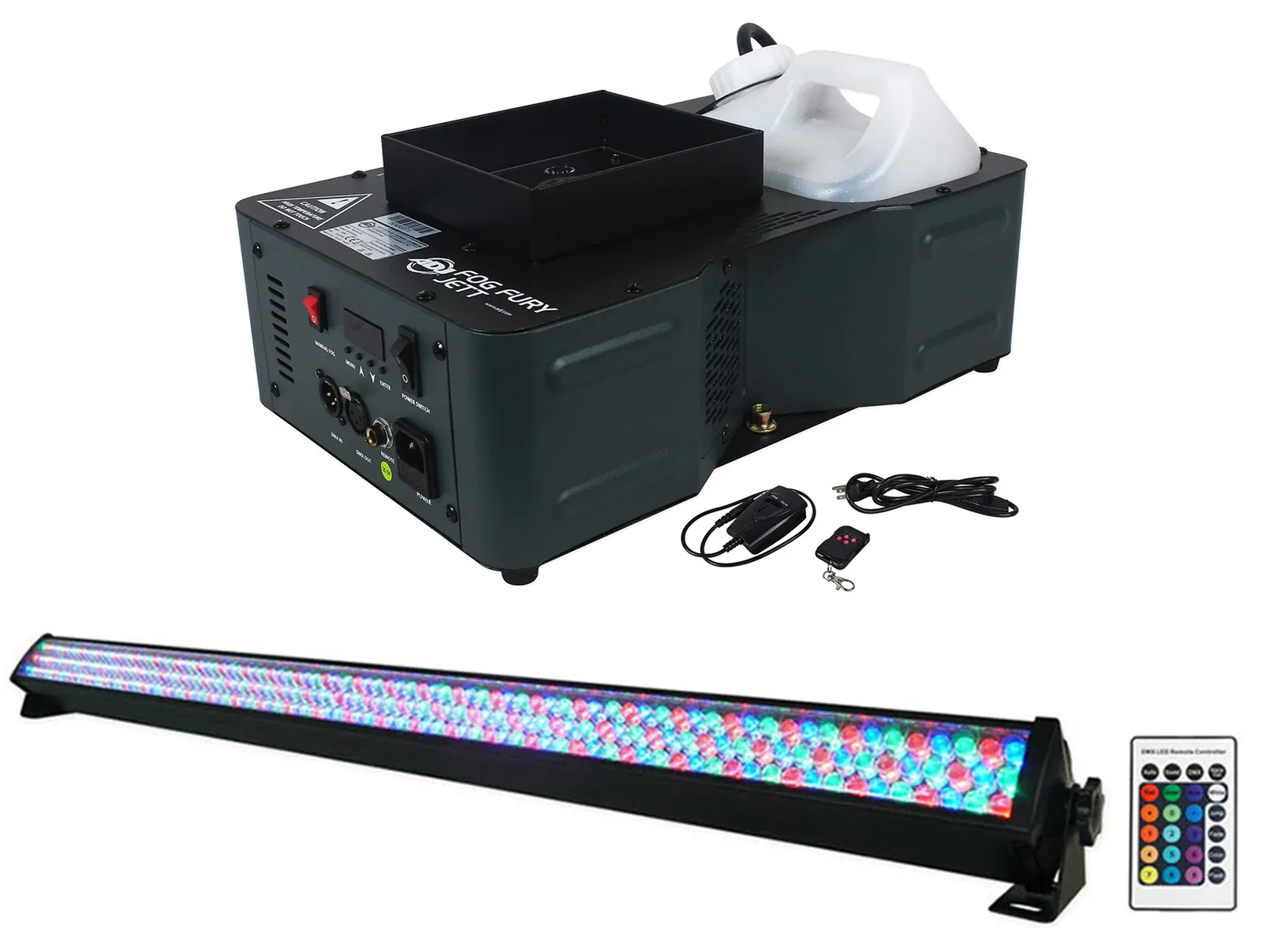 Комплект светового оборудования American DJ Fog Fury Jett+ROCKSTRIP 252