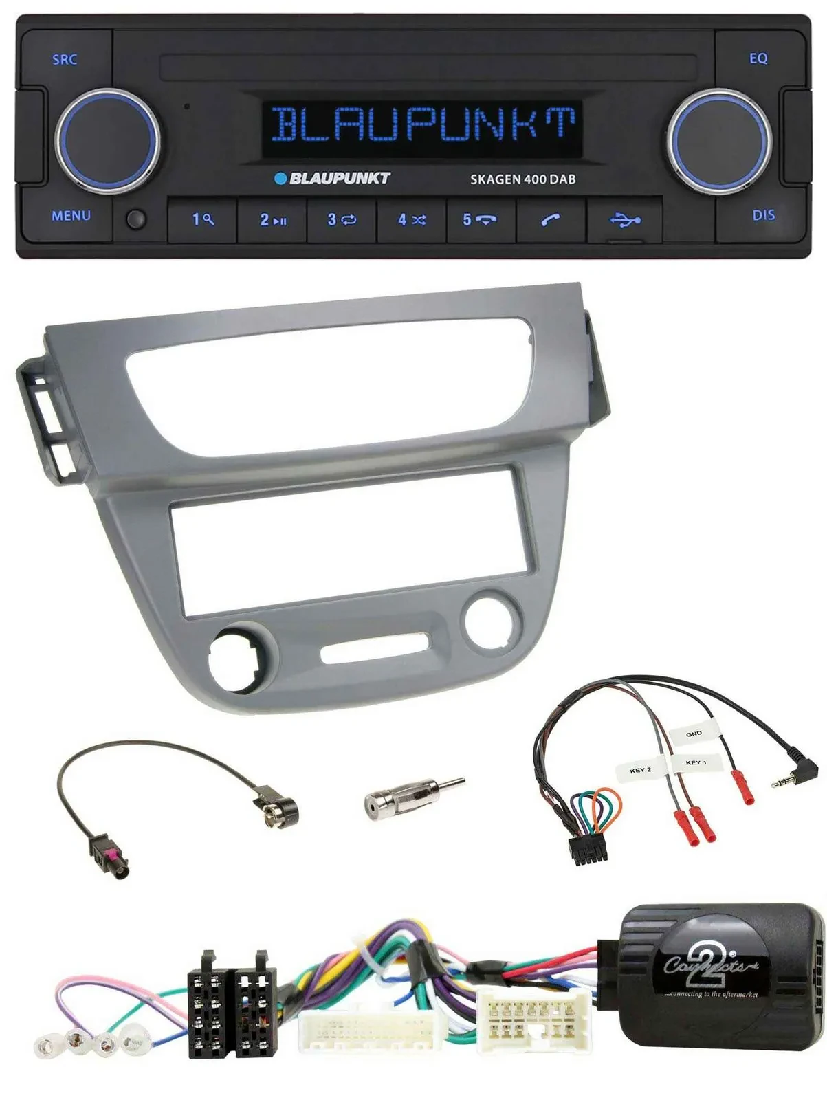 Blaupunkt DAB USB Bluetooth Lenkrad Autoradio für Renault Megane 3 2012-2014 gra