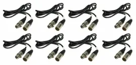 DMX-кабель Chauvet DJ DMX5P5FT Black 1.5 м (8 штук)