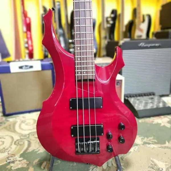 Бас-гитара Edwards E-T-98FR Forest Bass Red Japan 2000s