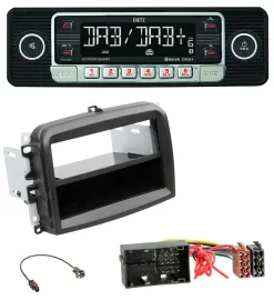 Dietz USB DAB MP3 Bluetooth Autoradio für Fiat 500 L (ab 2012)