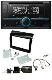 Kenwood CD 2DIN DAB USB Lenkrad Bluetooth Autoradio für Fiat Ducato 2012-2015 Pi