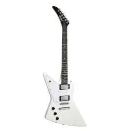 Электрогитара ROCKET E-410 леворукая, цвет белый, корпус Explorer