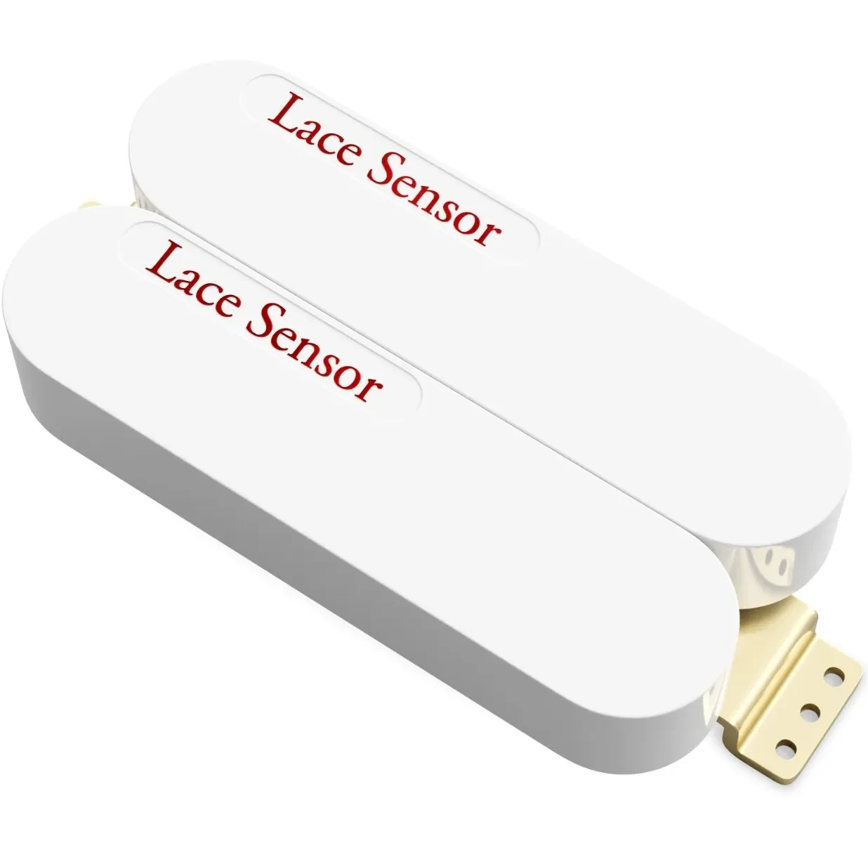 Звукосниматель для электрогитары Lace Sensor Red/Red Dually Humbucker, белый