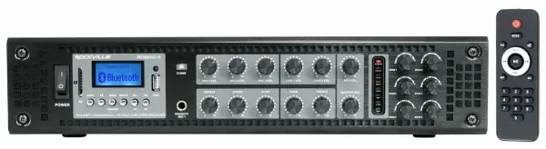 Rockville RCS650-6 650 Watt 6 Zone 70v Commercial/Restaurant Amplifier/Bluetooth