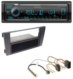 Kenwood Bluetooth MP3 DAB USB Autoradio für Audi A6 C5 2001-2005 Symphony ISO