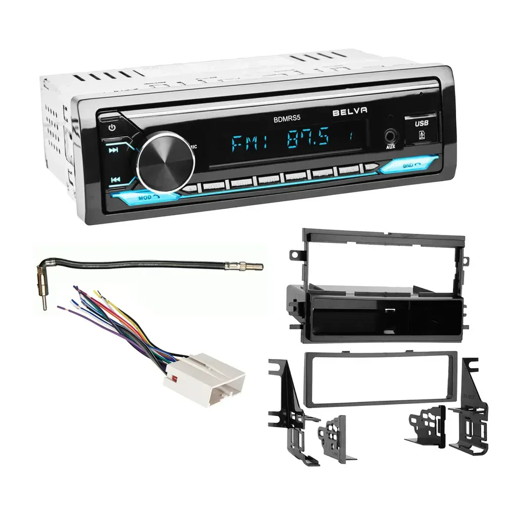 2005-2007 Ford Mustang Single DIN Radio Package (Non-Amplified Systems) | Belva