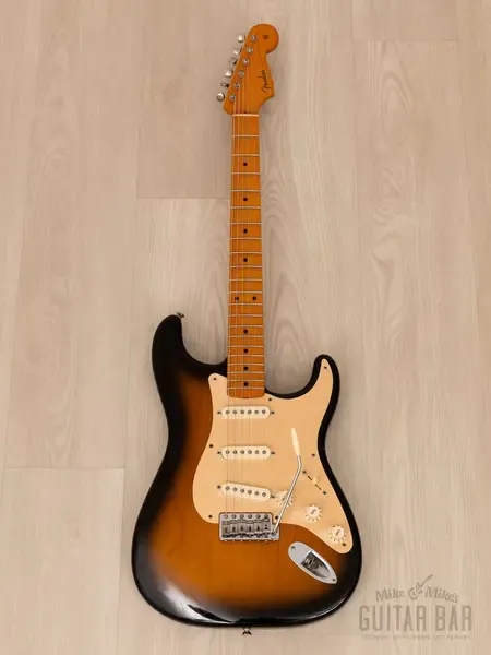 Электрогитара Fender Eric Johnson Stratocaster SSS Sunburst w/case USA 2005