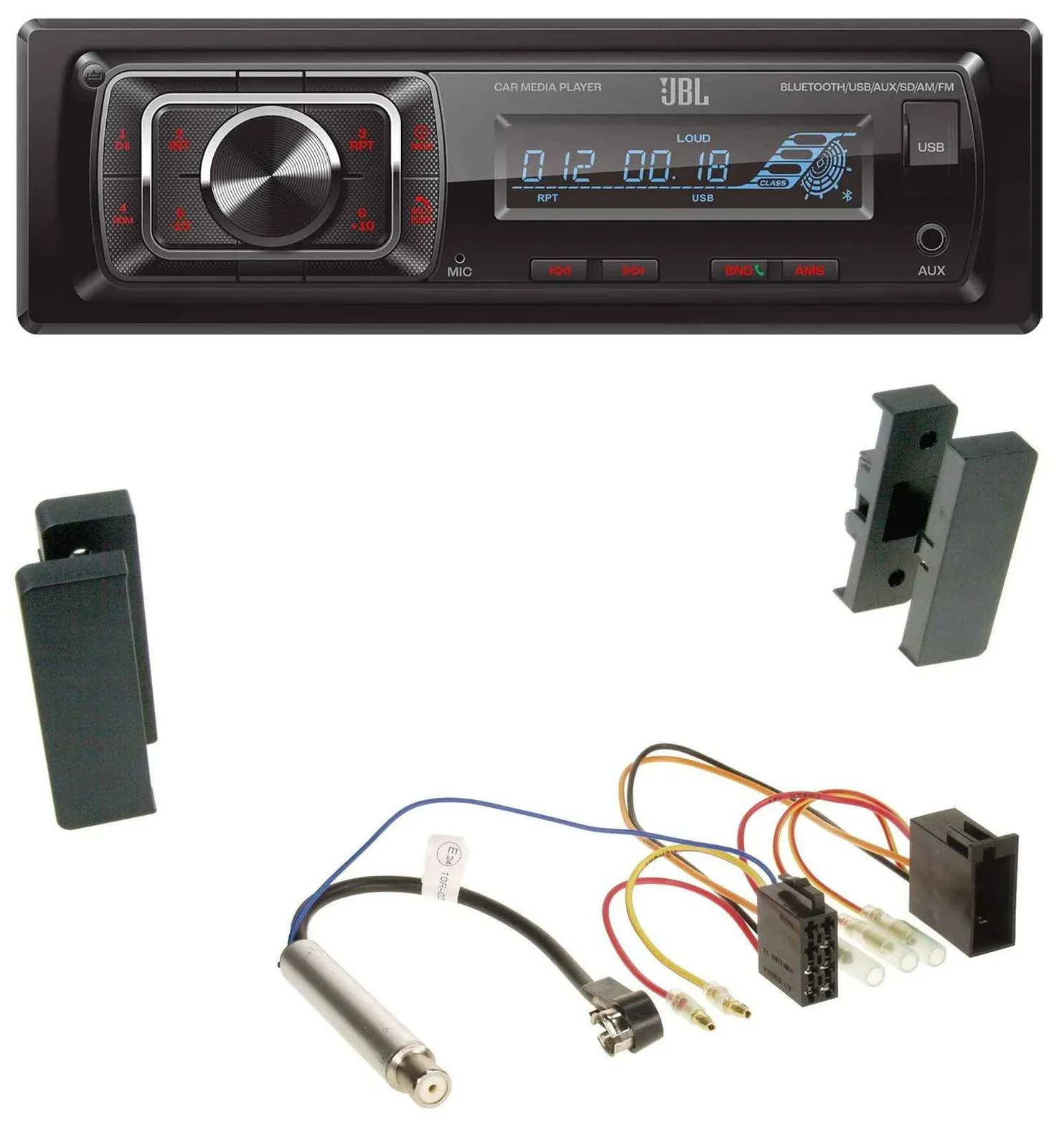 JBL SD AUX MP3 USB Bluetooth Autoradio für Seat Leon, Toledo (1998-2006)
