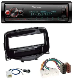 Автомагнитола для Toyota Aygo (2014–2021) Pioneer Bluetooth, USB, MP3, DAB