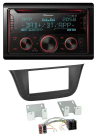 Pioneer 2DIN DAB MP3 Bluetooth USB CD Autoradio für Iveco Daily (ab 2014)