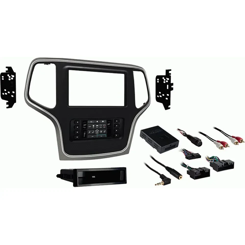 Metra 99-6536S Single/Double DIN Dash Kit for 14-Up Jeep Grand Cherokee