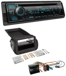 Kenwood Bluetooth USB CD MP3 DAB Autoradio für Citroen Nemo Peugeot Bipper ab 20