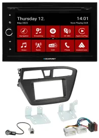 Blaupunkt MP3 DVD Bluetooth DAB 2DIN USB Autoradio für Hyundai i20 (2014-2020)