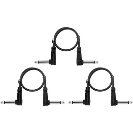 Mogami Pure Patch PedalEffects Cables  3 Pack 1 ft.