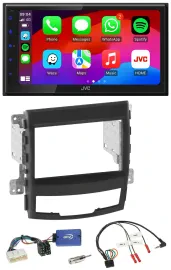 JVC Bluetooth 2DIN Lenkrad DAB USB Autoradio für SSangYong Korando mit Tasten 10
