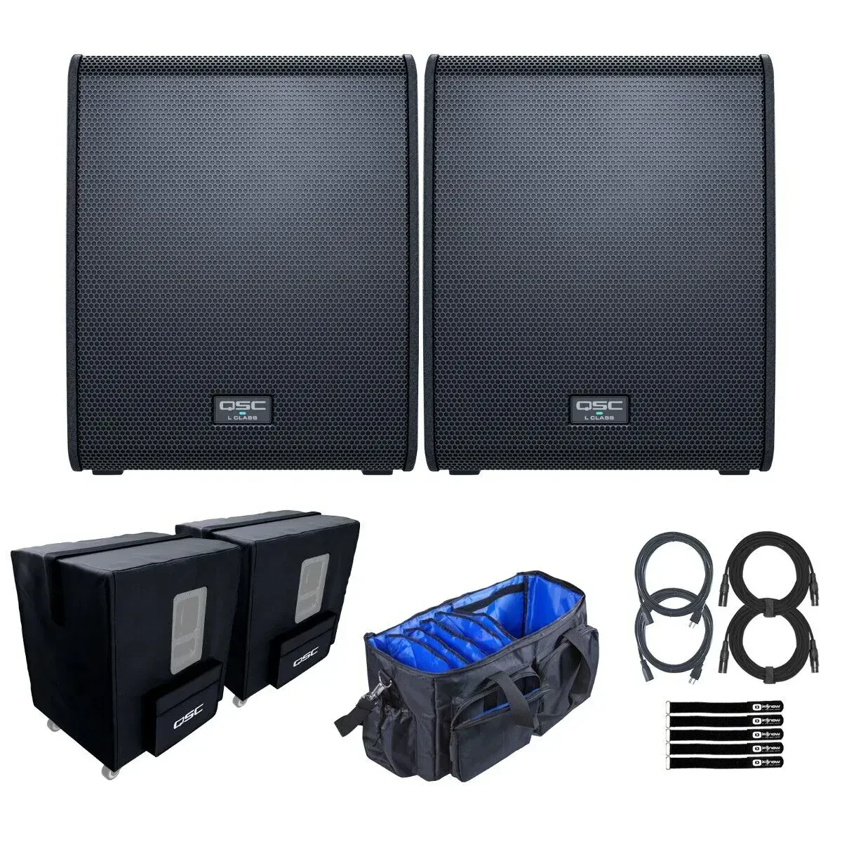Сабвуфер активный QSC LS118 Black с аксессуарами (пара)