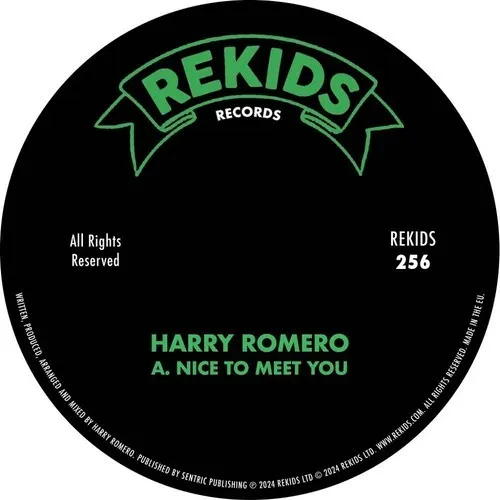 Виниловая пластинка Harry Romero - Nice To Meet You [New 12" Vinyl]