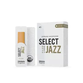 Трости для саксофона сопрано D'Addario Organic Select Jazz Filed размер 4S (набор, 10 шт.)