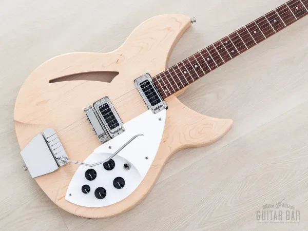 2022 Rickenbacker 330 Mapleglo w/ Mastery M5, Accent Vibrato & Case
