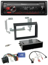 Автомагнитола Pioneer 1-DIN, DAB, USB, MP3, для Fiat Ducato 2008–2011, чёрная