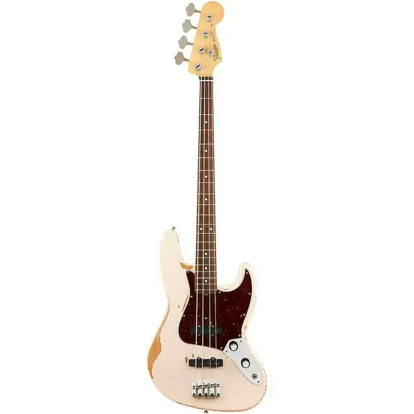 Бас-гитара Fender Flea Signature Roadworn Jazz Bass Shell Pink