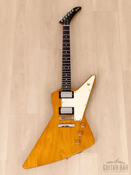 Электрогитара Greco EX800 Explorer Destroyer Natural Japan 1977 w/Case