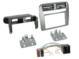 Radioeinbauset Doppel DIN Autoradio für Fiat Grande Punto 05-09 anthrazit metall